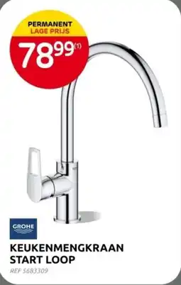 Brico Grohe keukenmengkraan start loop aanbieding