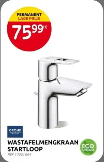 Brico Grohe Wastafelmengkraan Startloop aanbieding