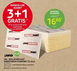 Brico Iko Isolatieplaat Enertherm Comfort Tg Alu aanbieding