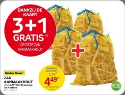 Brico Golden Flame Zak Aanmaakhout aanbieding