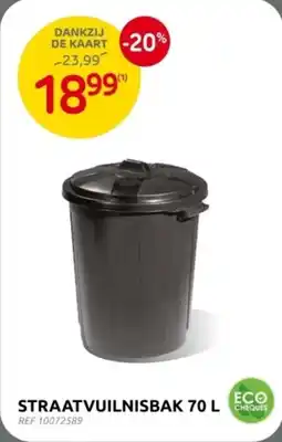 Brico Straatvuilnisbak aanbieding