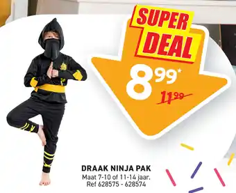 Trafic Draak Ninja Pak aanbieding