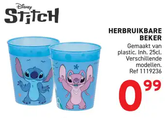 Trafic Disney Stitch Herbruikbare Beker aanbieding