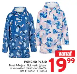 Trafic Poncho Plaid aanbieding