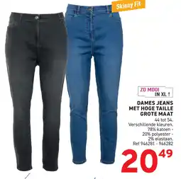 Trafic Dames jeans met hoge taille grote maat aanbieding