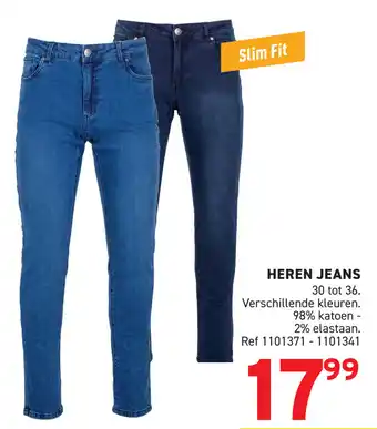 Trafic Heren Jeans Slim Fit aanbieding