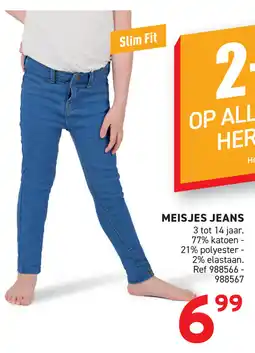 Trafic Meisjes Jeans Slim Fit aanbieding