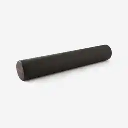 Decathlon FOAM ROLLER VOOR FITNESS LENGTE 90 CM DIAMETER 15 CM ZWART aanbieding