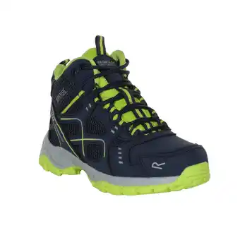 Decathlon Kinderen/Kinderen Vendeavour Wandelschoenen (Navy/Lime Punch) aanbieding