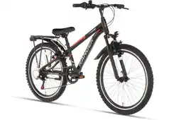 Decathlon Cortego Ranger Plus 7-speed Jongensfiets 24 inch Zwart - MTB aanbieding