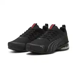 Decathlon Voltaic Evo hardloopschoenen PUMA Black Stormy Slate For All Time Red Gray aanbieding