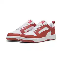 Decathlon Rebound V6 Low sneakers PUMA White Red Fire aanbieding