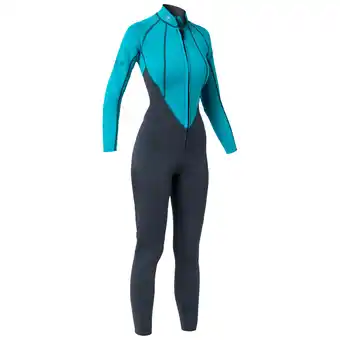 Decathlon Dameswetsuit voor snorkelen Atoll neopreen 2 mm aanbieding