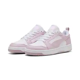 Decathlon Rebound V6 Low sneakers PUMA White Rose Mauve Pink aanbieding