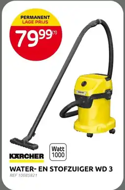 Brico WATER- EN STOFZUIGER WD 3 aanbieding