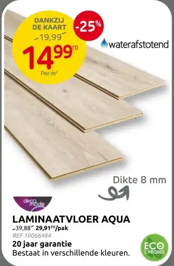 Brico LAMINAATVLOER AQUA aanbieding