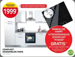 Brico COMPLEET KEUKENBLOK MAYA aanbieding