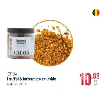 Horeca totaal JORDA truffel & balsamico crumble aanbieding