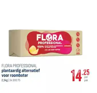 Horeca totaal FLORA PROFESSIONAL plantaardig alternatief voor roomboter aanbieding