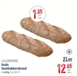 Horeca totaal LA LORRAINE bruin houthakkersbrood aanbieding