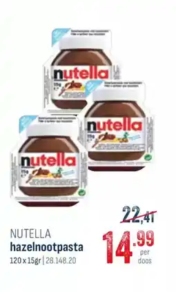 Horeca totaal NUTELLA hazelnootpasta aanbieding