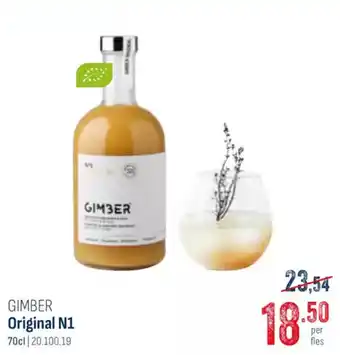 Horeca totaal GIMBER Original N1 aanbieding