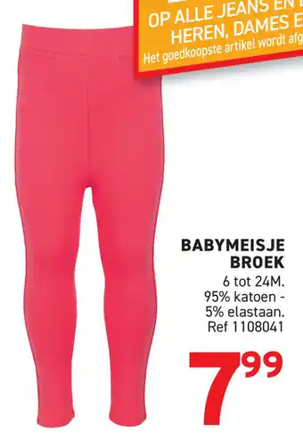 Trafic Babymeisje Broek aanbieding