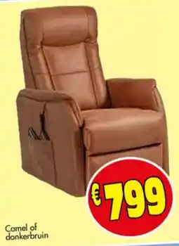 Budget Meubelen Camel of Donkerbruin aanbieding