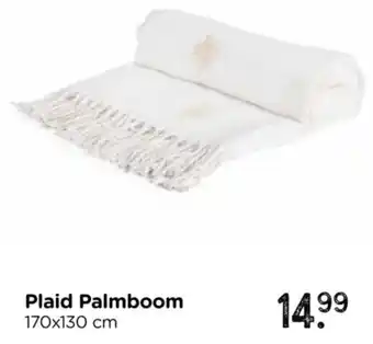 Xenos Plaid Palmboom aanbieding