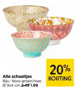 Xenos Alle schaaltjes aanbieding