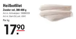 Sligro Heilbotfilet aanbieding