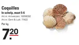 Sligro Coquilles aanbieding