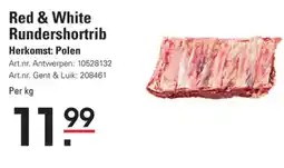 Sligro Red & White Rundershortrib aanbieding