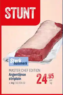 Horeca totaal Master chef edition argentijnse striploin aanbieding