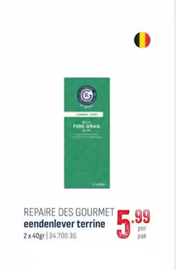 Horeca totaal Repaire des gourmet eendenlever terrine aanbieding