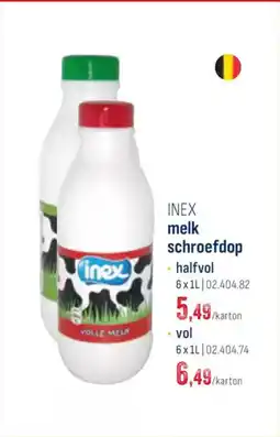 Horeca totaal Inex melk schroefdop vol aanbieding