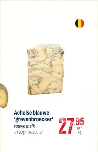 Horeca totaal Achelse blauwe 'grevenbroecker' aanbieding