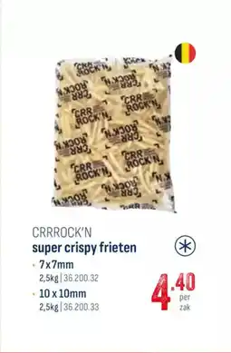 Horeca totaal Crrrock'n super crispy frieten aanbieding