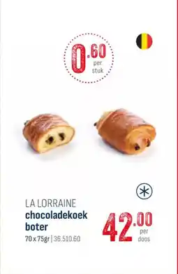 Horeca totaal La lorraine chocoladekoek boter aanbieding