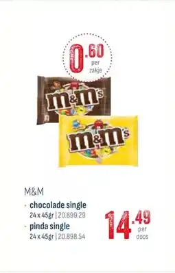 Horeca totaal M&M aanbieding