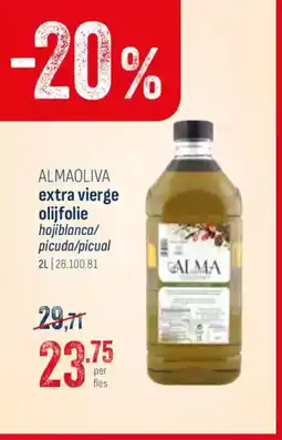 Horeca totaal Almaoliva extra vierge olijfolie aanbieding