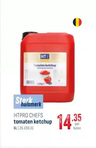 Horeca totaal HTPRO chefs tomaten ketchup aanbieding