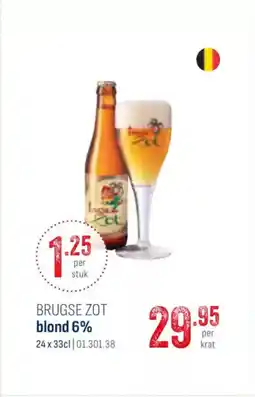 Horeca totaal Brugse zot blond 6% aanbieding