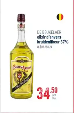 Horeca totaal De beukelaer elixir d'anvers kruidenlikeur 37% aanbieding