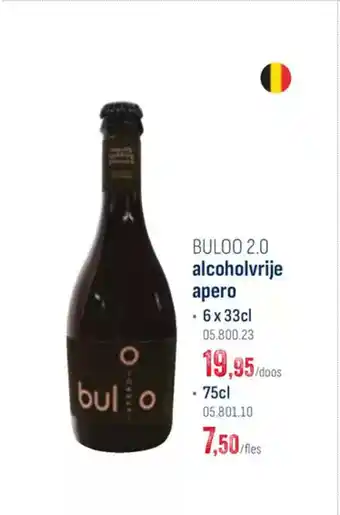 Horeca totaal Buloo 2.0 alcoholvrije apero aanbieding