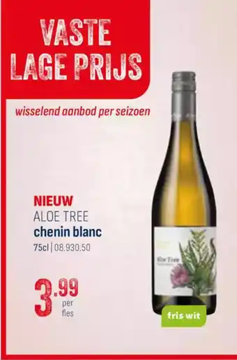 Horeca totaal Aloe tree chenin blanc aanbieding