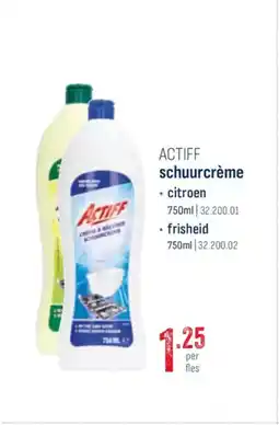 Horeca totaal Actiff schuurcrème aanbieding