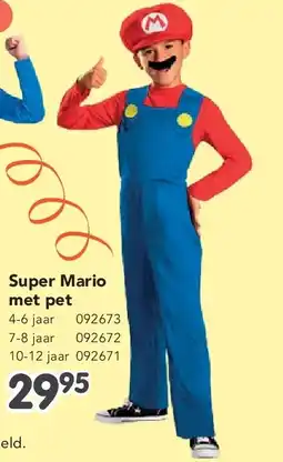 Happyland Super Mario met pet aanbieding