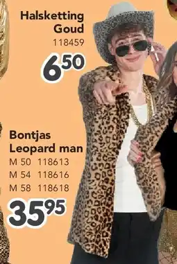 Happyland Bontjas Leopard man aanbieding