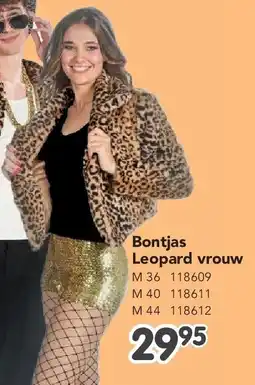 Happyland Bontjas Leopard vrouw aanbieding